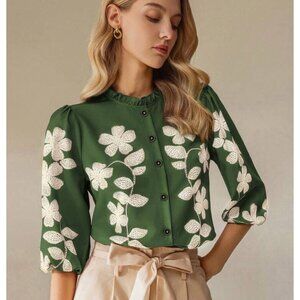 SHEIN Clasi Women Long Sleeve Shirt, Minimalist Style Suitable For Summer